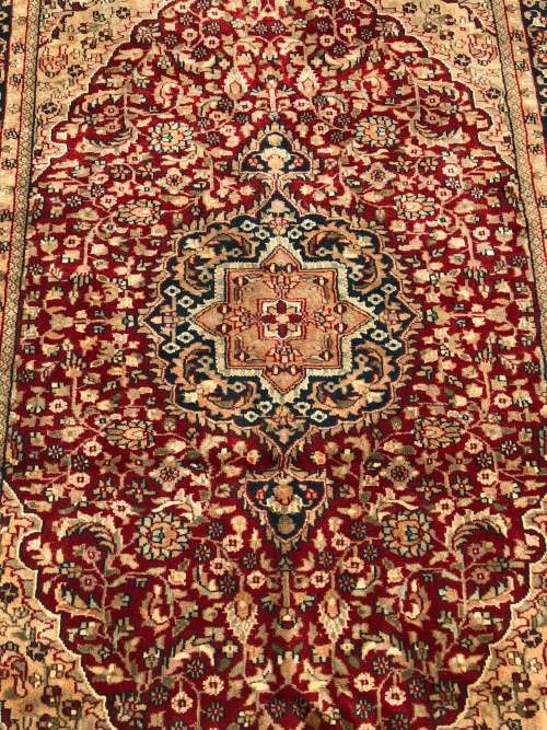WOW !!! INVESTMENT OPPORTUNITY ~  FINE LAMBS WOOL HAND KNOTTED TABRIZ PERSIAN CARPET 1870 X 1250mm