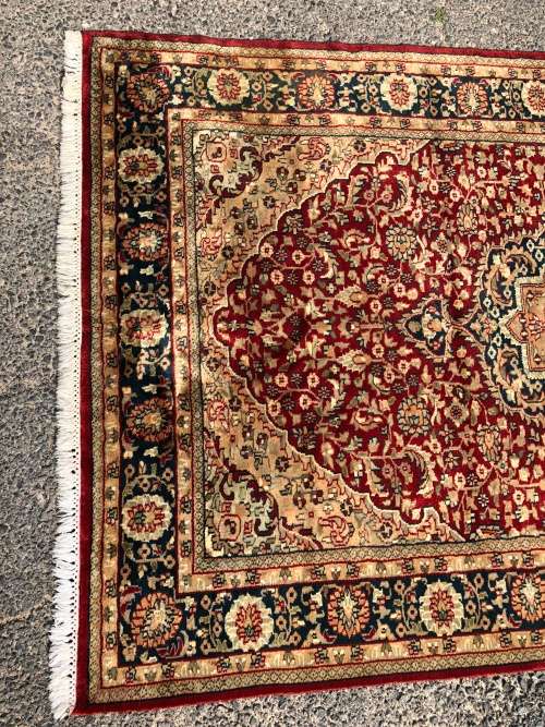 WOW !!! INVESTMENT OPPORTUNITY ~  FINE LAMBS WOOL HAND KNOTTED TABRIZ PERSIAN CARPET 1870 X 1250mm
