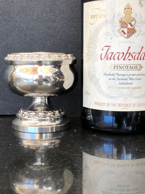 WOW !!! SMALL EMBOSSED VINTAGE LANTHE SILVER PLATED TABLE CENTRE DISPLAY ROSE BOWL WITH MARKINGS