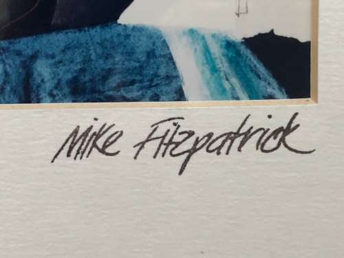 INVESTMENT ART !! STUNNING ORIGINAL MIXED MEDIA NUDE BY ESTABLISHED SA ARTIST MIKE FITZPATRICK