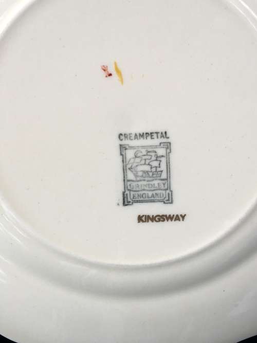 Stunning Rare Vintage c1930s Creampetal Grindley England Porcelain Plate 17.5 cm. Replacement