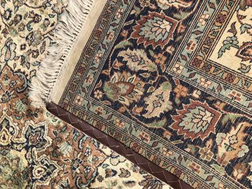 WOW !!! STUNNING RARE PURE WOOL HAND KNOTTED ISFAHAN PERSIAN RUG 2070 X 1390mm