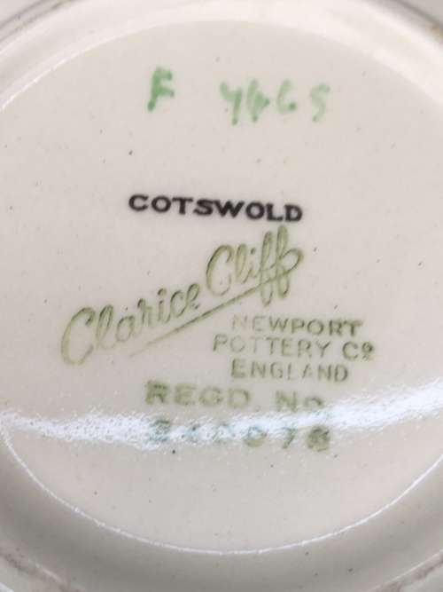 Wow!!! Collectors 1940s Clarice Cliff Cotswold Landscape Casserole Dish & Lid - Newport Pottery