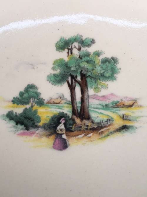 Wow!!! Collectors 1940s Clarice Cliff Cotswold Landscape Casserole Dish & Lid - Newport Pottery
