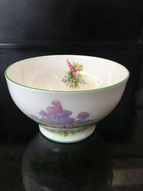 Wow!!! Ultra Rare c1940s "MEADOWSIDE" Fine Bone Bell China Sugar Bowl.