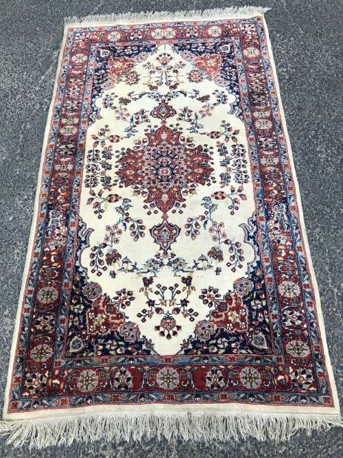 WOW !!! ANOTHER STUNNER ~ FEREGHAN SAROUK HAND KNOTTED PURE WOOL PERSIAN CARPET 2150 X 1230mm