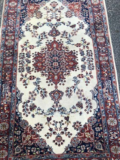 WOW !!! ANOTHER STUNNER ~ FEREGHAN SAROUK HAND KNOTTED PURE WOOL PERSIAN CARPET 2150 X 1230mm