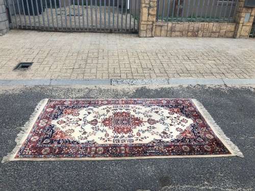 WOW !!! ANOTHER STUNNER ~ FEREGHAN SAROUK HAND KNOTTED PURE WOOL PERSIAN CARPET 2150 X 1230mm