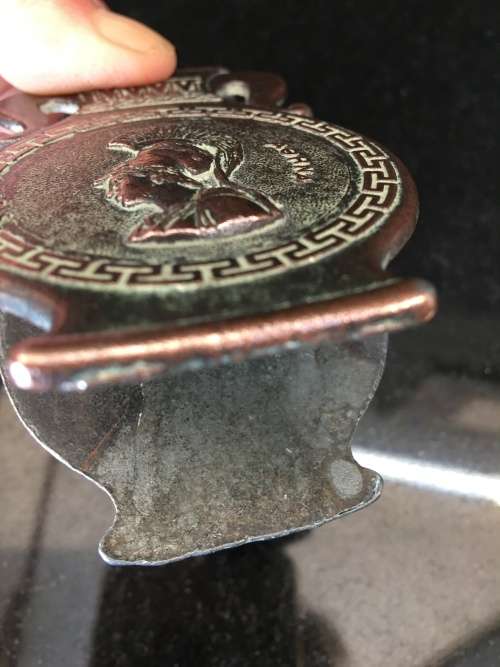 Wow!!! Stunning & Collectible 2 x Heavy Antique Bronze Paper Clips/letter holders Made in Greece.