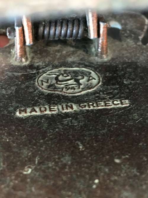 Wow!!! Stunning & Collectible 2 x Heavy Antique Bronze Paper Clips/letter holders Made in Greece.