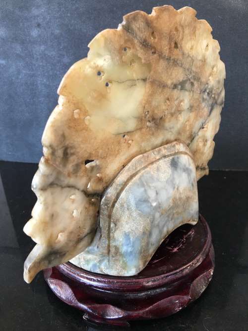 Investment Art- Antique Hongshan style Hetian Nephrite Jade - Rare Natural Jade Carved Large Peacock