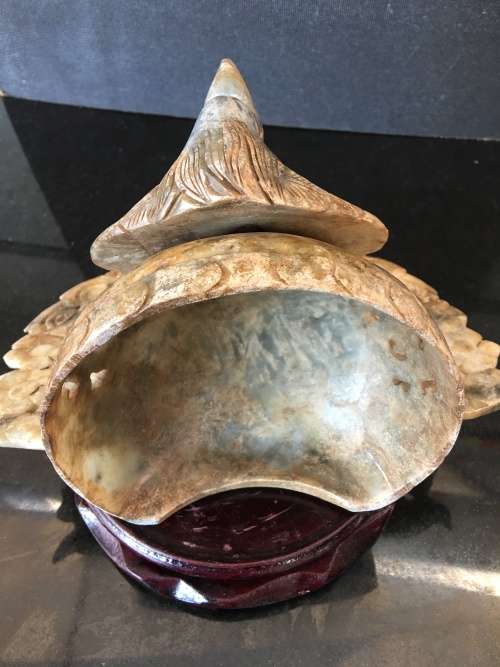 Investment Art- Antique Hongshan style Hetian Nephrite Jade - Rare Natural Jade Carved Large Peacock