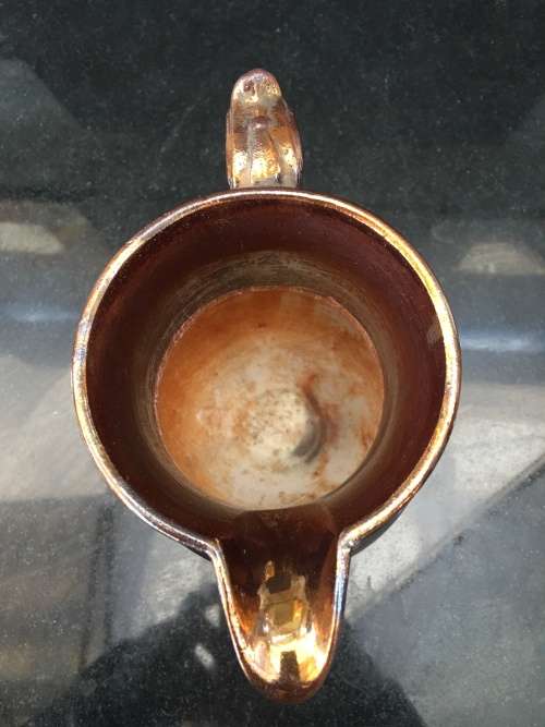 Beautiful c1880s Allertons Longton England Copper Luster Hand Painted Water pitcher