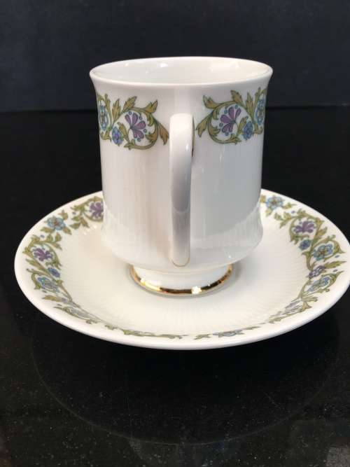 Absolutely Stunning Vintage Royal Albert/Paragon "PANDORA" Fine Bone China Duo Coffee cup & Saucer