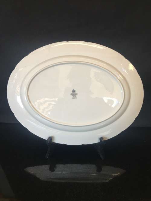 Absolutely Beautiful Royal Standard Fine Bone China England  Large Oval Scalloped Platter