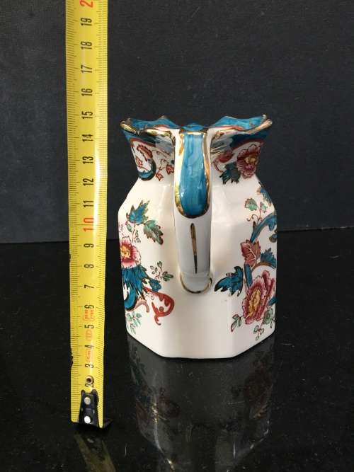 Stunning Rare Antique Masons Ironstone Made in England "Java" Water Pitcher. 1Lt