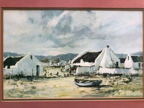 WOW !!! STUNNING FRAMED PRINT OF A CHRISTIAAN NICE ORIGINAL PAINTING