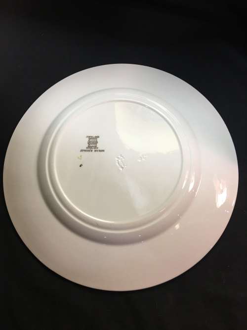 Beautiful Rare c1940s Copeland Spode England "Spodes Byron" Large Plate Brown & Green  25cm