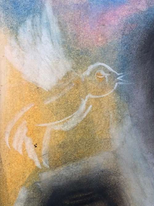 INVESTMENT ART~ DANIEL SELEPE (1946-) - MIXED MEDIA SIGNED AND FRAMED