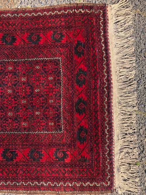 WOW !!! STUNNING PURE WOOL HAND KNOTTED BALOUCH PERSIAN CARPET 1610 X 845mm