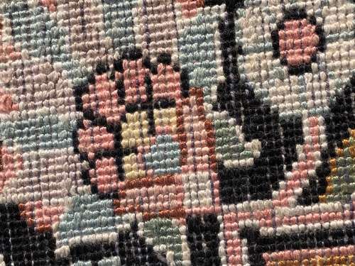 FANTASTIC INVESTMENT -  SILK ON WOOL HAND KNOTTED NAIN PERSIAN CARPET - RUNNER 3730 X 915mm