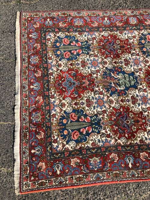 ANOTHER BEAUTY - PURE WOOL HAND KNOTTED BAKHTIARI GARDEN PATTERN PERSIAN CARPET 2510 X 1620mm