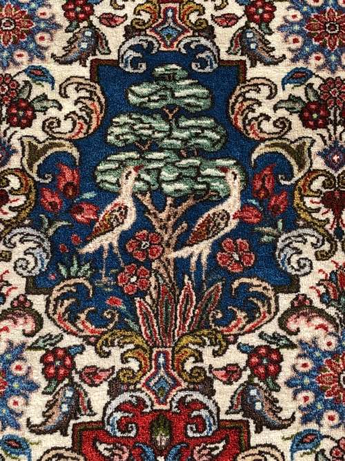 ANOTHER BEAUTY - PURE WOOL HAND KNOTTED BAKHTIARI GARDEN PATTERN PERSIAN CARPET 2510 X 1620mm