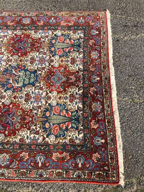 ANOTHER BEAUTY - PURE WOOL HAND KNOTTED BAKHTIARI GARDEN PATTERN PERSIAN CARPET 2510 X 1620mm