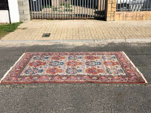 ANOTHER BEAUTY - PURE WOOL HAND KNOTTED BAKHTIARI GARDEN PATTERN PERSIAN CARPET 2510 X 1620mm