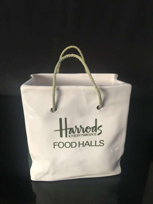 Beautiful Vintage Porcelain Carrier Hand Crafted in Devon for Harrods by Aidee International Limited