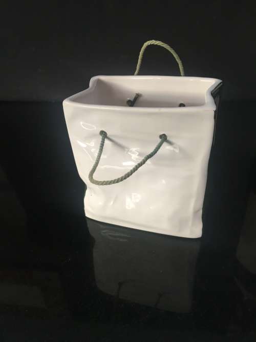 Beautiful Vintage Porcelain Carrier Hand Crafted in Devon for Harrods by Aidee International Limited