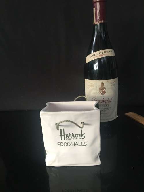 Beautiful Vintage Porcelain Carrier Hand Crafted in Devon for Harrods by Aidee International Limited