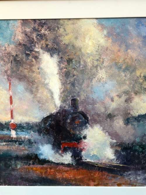 WOW !!! PETER JANDER - RENOWNED SOUTH AFRICAN ARTIST ORIGINAL FRAMED OIL ON CANVAS - SIGNED
