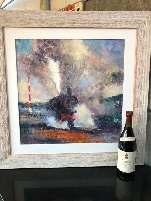 WOW !!! PETER JANDER - RENOWNED SOUTH AFRICAN ARTIST ORIGINAL FRAMED OIL ON CANVAS - SIGNED
