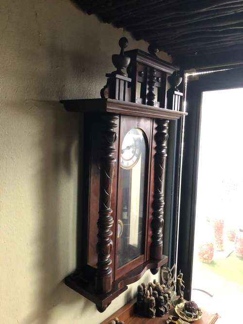 WHAT A BEAUTY !!! ANTIQUE GUSTAV BECKER VIENNA REGULATOR SILESIA WALL CLOCK CIRCA 1920's