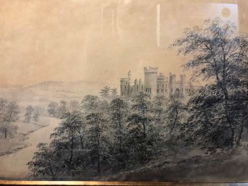 WOW !!! INVESTMENT ART - RARE ORIGINAL ANTIQUE WATERCOLOR BY LT.COL BASIL JACKSON (1795 - 1889)
