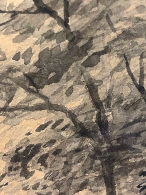 WOW !!! INVESTMENT ART - RARE ORIGINAL ANTIQUE WATERCOLOR BY LT.COL BASIL JACKSON (1795 - 1889)