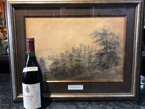 WOW !!! INVESTMENT ART - RARE ORIGINAL ANTIQUE WATERCOLOR BY LT.COL BASIL JACKSON (1795 - 1889)