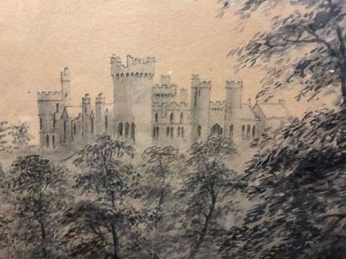 WOW !!! INVESTMENT ART - RARE ORIGINAL ANTIQUE WATERCOLOR BY LT.COL BASIL JACKSON (1795 - 1889)