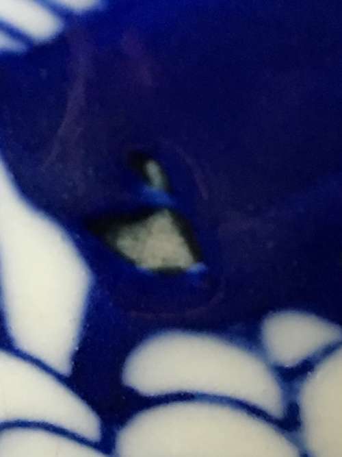 Beautiful Vintage Chinese Zhongguo Jingdezhen Zhi (China Jingdezhen) Blue Prunus Vase 18 cm