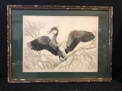 WOW !!! ORIGINAL DAVID WICKS ENGRAVING - CHIEF ENGRAVER TO THE ROYAL MINT TILL 1989