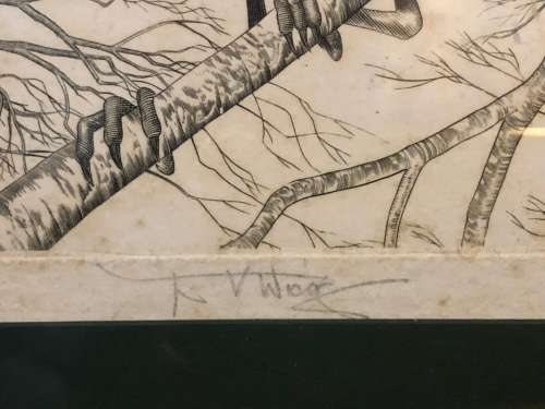 WOW !!! ORIGINAL DAVID WICKS ENGRAVING - CHIEF ENGRAVER TO THE ROYAL MINT TILL 1989