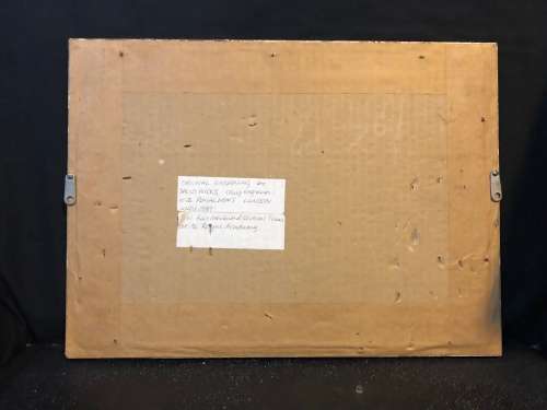 WOW !!! ORIGINAL DAVID WICKS ENGRAVING - CHIEF ENGRAVER TO THE ROYAL MINT TILL 1989
