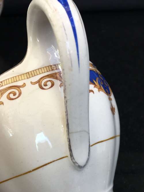 Stunning Rare Vintage c1930s Creampetal Grindley England Porcelain Creamer 250ml. hairline crack