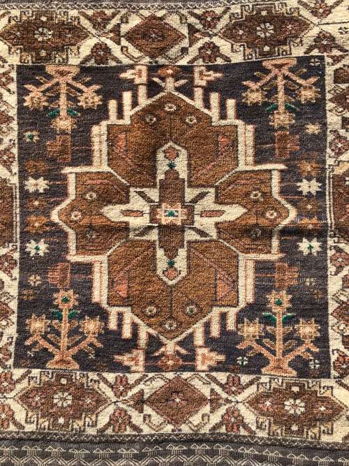 WOW !!! STUNNING ANTIQUE AFGHAN WOOL TAIMANI KILIM / PERSIAN CARPET 1400 X 820mm