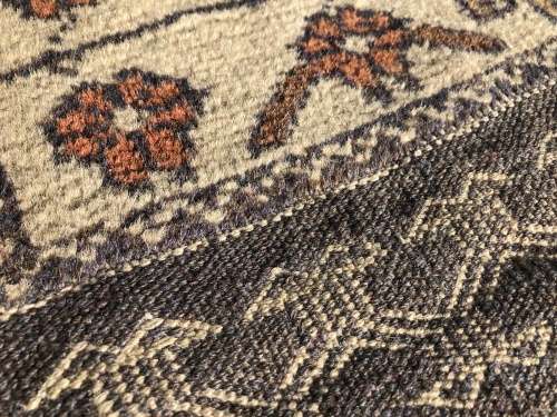 WOW !!! STUNNING ANTIQUE AFGHAN WOOL TAIMANI KILIM / PERSIAN CARPET 1400 X 820mm