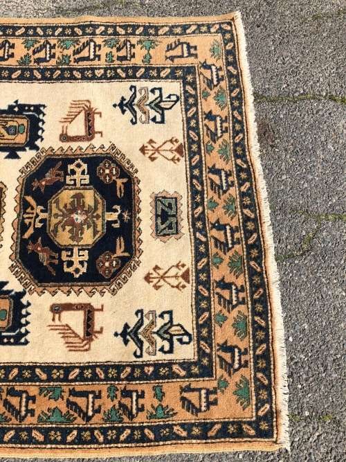 WOW !!! FANTASTIC PURE WOOL HAND KNOTTED BOKHARA PERSIAN CARPET 2300 X 1430mm