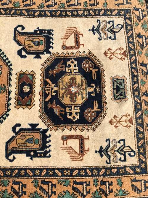 WOW !!! FANTASTIC PURE WOOL HAND KNOTTED BOKHARA PERSIAN CARPET 2300 X 1430mm
