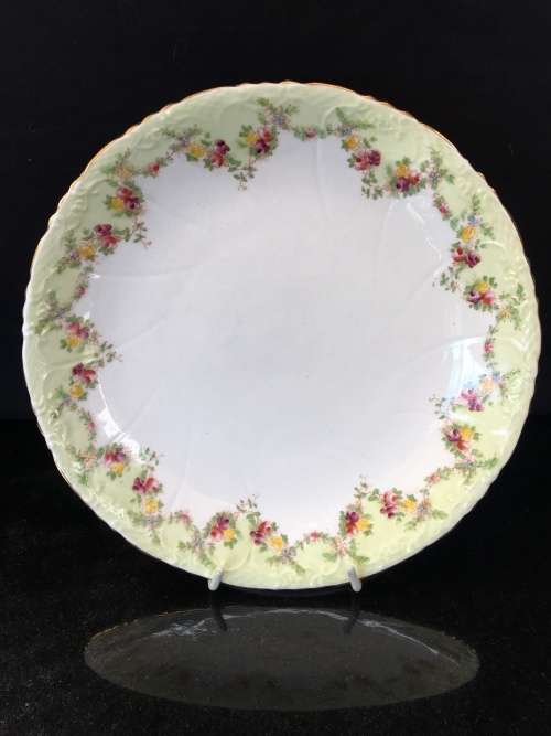 Stunning Antique c1892-1909  Redfern & Drakeford Fine Porcelain Cake Plate. 22.5 cm