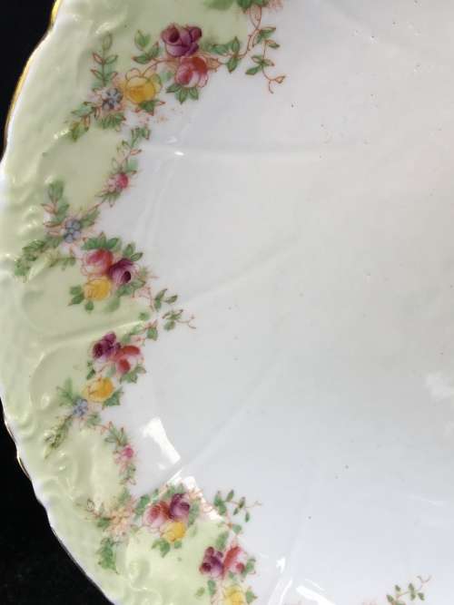 Stunning Antique c1892-1909  Redfern & Drakeford Fine Porcelain Cake Plate. 22.5 cm
